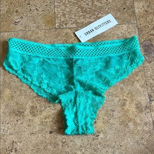 Urban Outfitters mint Green Lace pantie